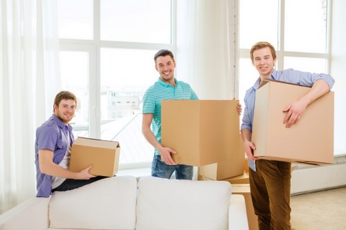 Local office movers handling commercial relocation in East London
