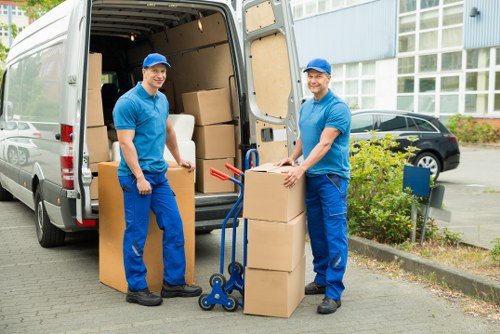 Commercial removal truck hire near the Royal Docks