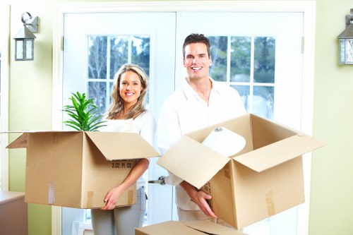 Local movers handling flat removals near Silvertown apartment buildings